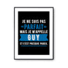 Affiche prénom Guy homme parfait - Planetee