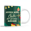 Tasse Noël Cheffe de Service femme Vert - Planetee