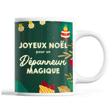 Tasse Noël Dépanneur homme Vert - Planetee