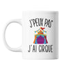 Mug Cirque j'peux pas Blanc - Planetee