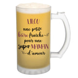 Chope de bière Lilou Super Maman - Planetee
