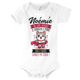 Body bébé Prénom Noémie Humour - Planetee