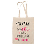 Tote Bag Sylvaine Meilleure Maman - Planetee