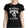 T-shirt femme gym sexagénaire - Planetee