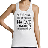 Débardeur Cape d'invisibilité - Planetee