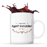 Mug Agent immobilier au Top Femme - Planetee