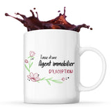 Mug Agent immobilier d'Exception Femme - Planetee