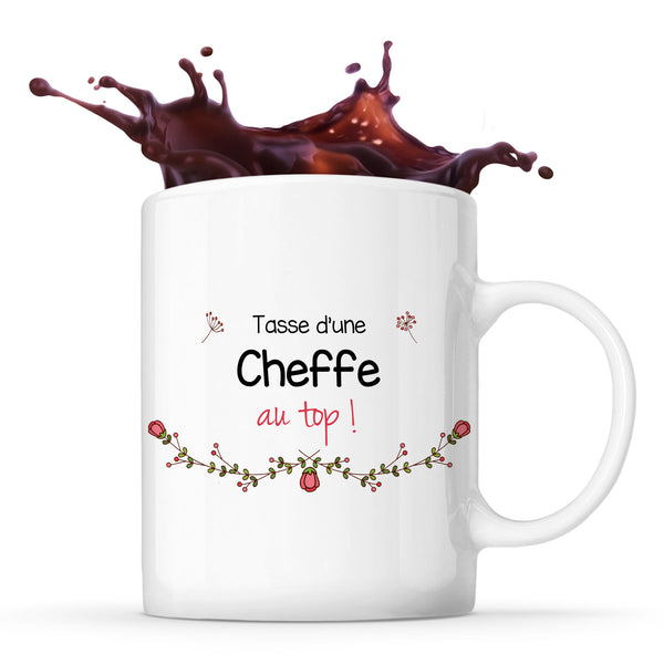 Mug Cheffe au Top Femme - Planetee