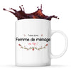 Mug Femme de ménage au Top Femme - Planetee