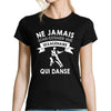 T-shirt femme danse sexagénaire - Planetee
