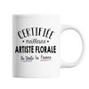 Mug Femme Artiste Meilleure de France | Tasse Blanc métier - Planetee