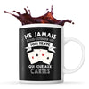 Mug personnalisable Jeu de cartes caravane Prénom Métier Age tasse pour - Planetee