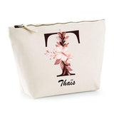 Trousse Thaïs Lettre fleur - Planetee