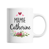 Mug Mamie Catherine | Tasse prénom Grand Mère - Planetee