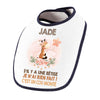 Bavoir Jade Cou Monté Girafe - Planetee