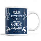 Tasse Noël Guide femme Bleu - Planetee