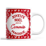 Tasse Noël Commis homme Rouge - Planetee