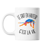 Mug Saut en hauteur c'est la vie Athlète - Planetee