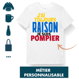 Cadeau Toujours Raison Métier Personnalisable - Planetee