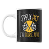 Mug Course auto j'peux pas Noir - Planetee