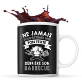 Mug personnalisable barbecue Prénom Femme Métier Age pour chef cuisinière - Planetee