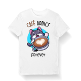 T-shirt Femme Café Addict - Planetee