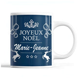 Tasse Noël Marie-Jeanne Bleu - Planetee