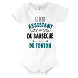 Body bébé Le Petit Assistant du Barbecue de Tonton - Planetee