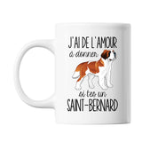 Mug Amour à donner Saint Bernard - Planetee