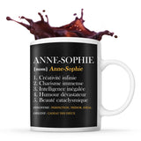Mug Anne-Sophie Définition Perfection - Planetee