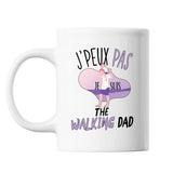 Mug The walking dad j'peux pas Blanc - Planetee