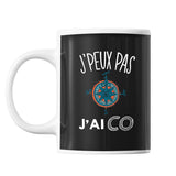 Mug Course d'orientation j'peux pas Noir - Planetee