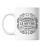 Mug Animateur Le Mythe la Légende blanc - Planetee