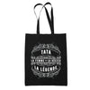 Tote Bag Noir Déesse Légende Tata - Planetee