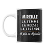 Mug prénom Mireille cadeau départ retraite - Planetee