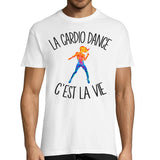 T-shirt homme cardio dance c'est la vie - Planetee