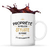 Mug blanc Propriété du Meilleur Styliste - Planetee