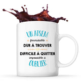 Mug Formidable Atsem Cadeau Travail blanc - Planetee