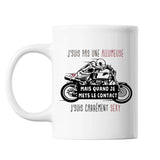 Mug Moto Femme Sexy Blanc - Planetee