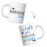 Mug Christophe Meilleur Papa du Monde - Planetee