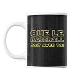 Mug Baseball soit avec toi - Planetee