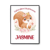 Affiche Jasmine Princesse Écureuil - Planetee