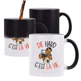 Mug magique Die hard c'est la vie Film | Tasse changement de couleur - Planetee