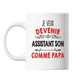 Mug Je veux devenir Assistant Son comme Papa - Planetee