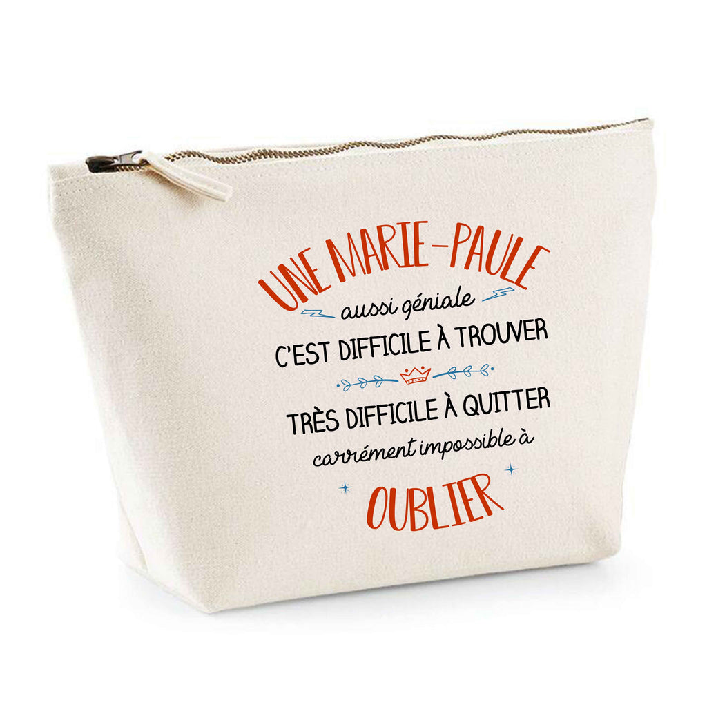 Trousse Une Marie-Paule aussi géniale | Pochette Toilette Maquillage ...