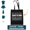 Tote-Bag un Jour sans Activité/ Sport Personnalisable - Planetee