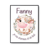 Affiche Fanny Amour et Biberon de Lait Vache - Planetee