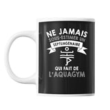 Mug Aquagym Septuagénaire Homme 70 ans - Planetee