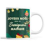 Tasse Noël Enseignant homme Vert - Planetee