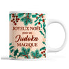 Tasse Noël Judoka homme Beige - Planetee